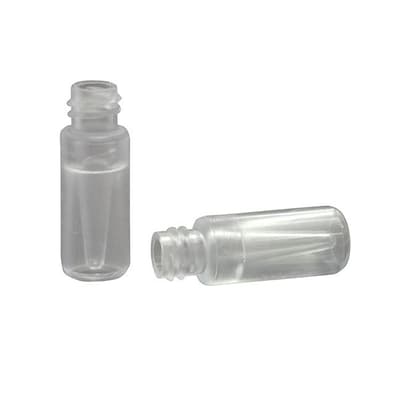 Chromatography Research Supplies 0.1 mL TPX Screw Top Vial (100/pk)